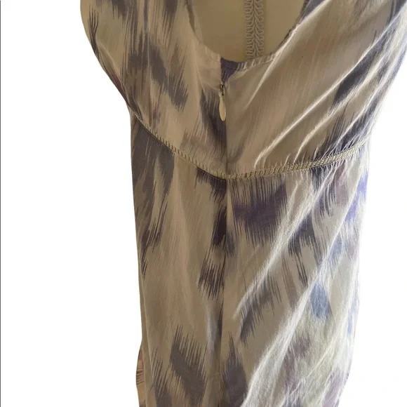 Calvin Klein top womens small shirt purple white lightweight short sleeve - Picture 3 of 5